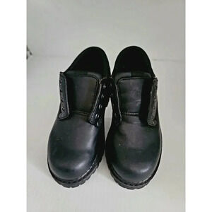 Arizona Jean Company black shoes - Kid's size 13 - Black leather - Excellent con
